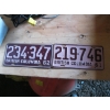 Image 1 : 1962 & 1961 BC LICENCE PLATES