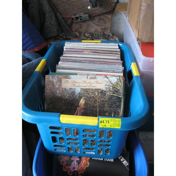 BASKET OF MISC. RECORDS
