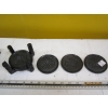 Image 2 : BLACK CARVED LIDDED BOX & A COASTER SET