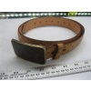 Image 1 : OSTRICH LEATHER BELT W/BUCKLE