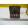 Image 3 : CARVED TOTEM POLE & CHIEF COPPER BOOKEND