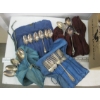 Image 4 : 2 BOXES OF ASST. SILVER CUTLERY & MISC.