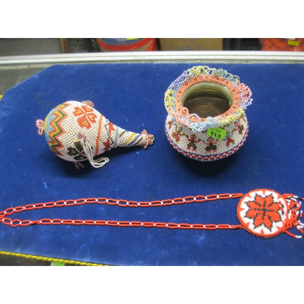 3 BEADED ITEMS