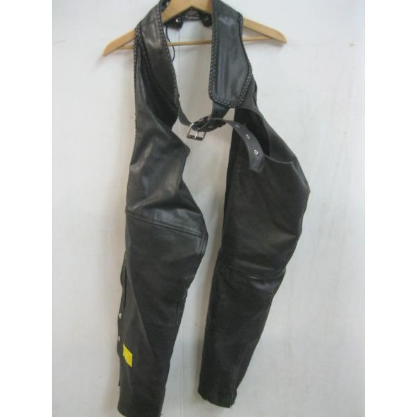 PAIR OF LEATHER CHAPS SZ M