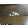Image 3 : GLASS DOORED DISPLAY CABINET - BROKEN BACK