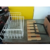 Image 4 : 2 BOXES OF SHELVING, COAT HANGERS, ETC.