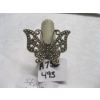 Image 1 : STERLING SILVER BUTTERFLY RING, 11.8G, SZ 7