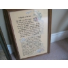 Image 2 : 3 FRAMED ITEMS, ORIGINAL PAINTING BY L.D. RICHARDSON, 1942, PRINT OF YOUNG GIRL & FRAMED NEEDLEPOINT
