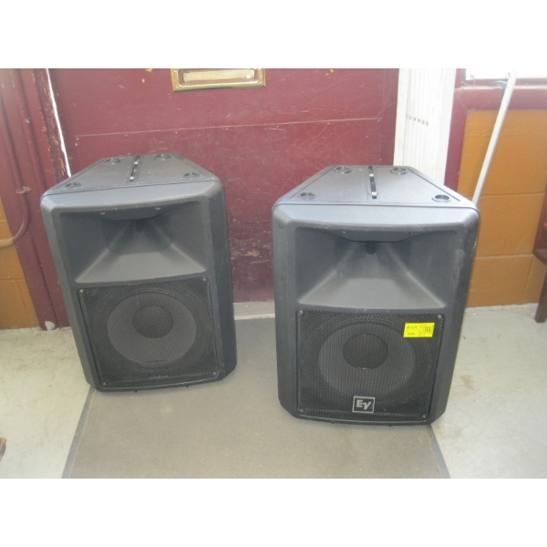 PAIR OF EVSX100 PA SPEAKERS