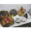 Image 1 : MISC. TERRACOTTA DECANTER, POTTERY BOWLS, ETC.