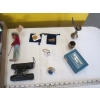Image 2 : MISC. BINOCULARS, SM. KNIVES, PINS, COINS, ETC.