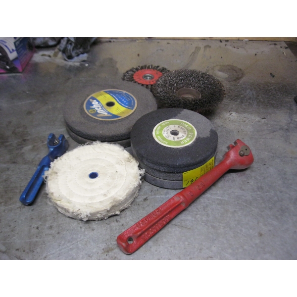 GRINDING WHEELS, WIRE BRUSHES & GRINDING WHEEL SHAPERS