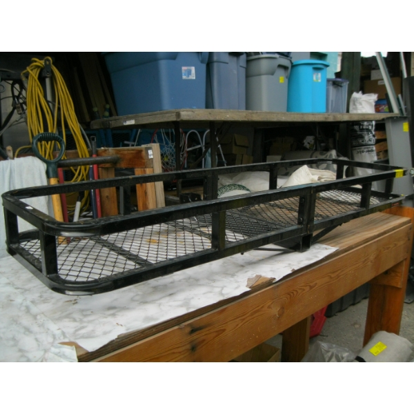 RECEIVER TRAILER HITCH REAR CARGO HOLDER