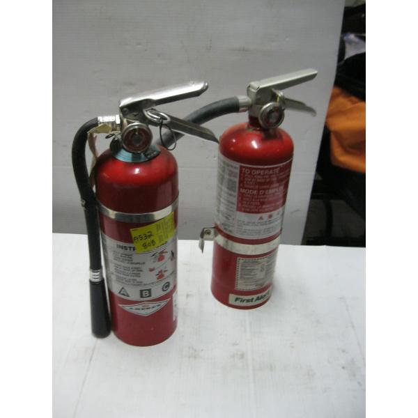 2 FIRE EXTINGUISHERS