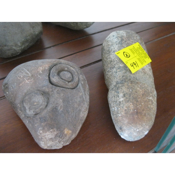 CARVED STONE & NATIVE STONE HAMMERHEAD