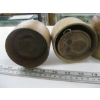 Image 2 : 4 ROUND WOODEN BUTTER STAMPS