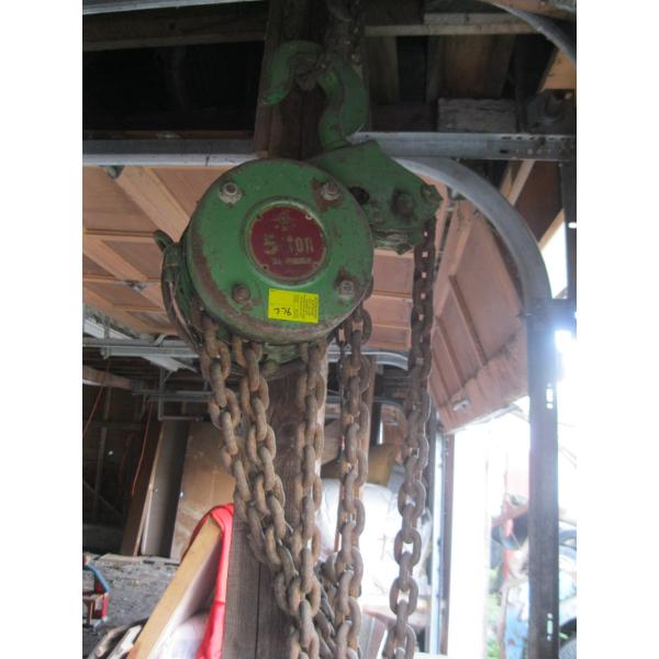 HEAVY DUTY 5 TON CHAIN HOIST