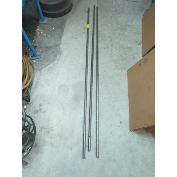 3 PIECES OF IRON PIPE
