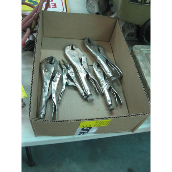 5 PAIR OF VISE GRIPS