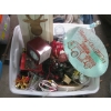 Image 2 : 3 BINS OF MISC. CHRISTMAS DECORATIONS, ETC.