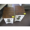 Image 2 : 2 SINGLE DOOR END TABLES