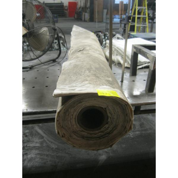 ROLL OF WHITE PLASTIC