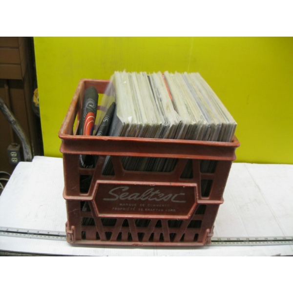 CRATE OF RECORDS