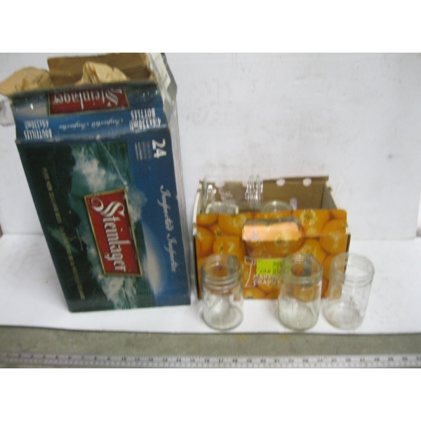 2 BOXES OF ASST. CANNING JARS