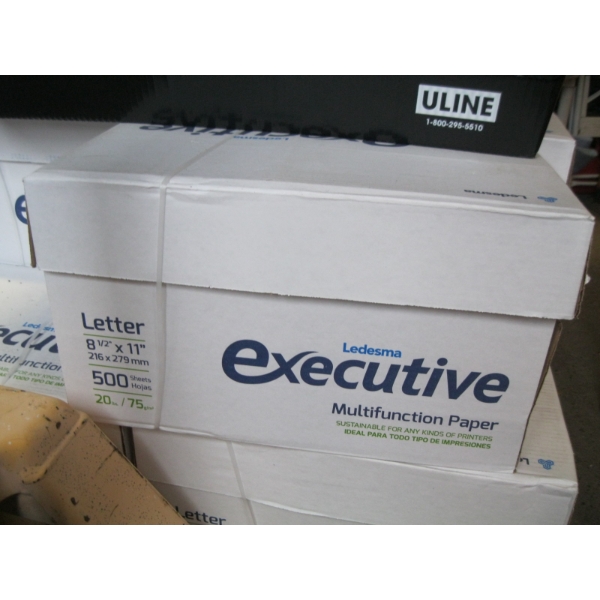 BOX OF NEW WHITE PAPER - 8 1/2 X 11