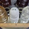 Image 2 : CP RAIL CPR, DOMINION & VARIOUS GLASS CERAMIC INSULATORS, 7PCS