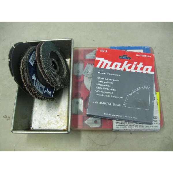 ASST. CUTOFF DISCS & A CRAFTSMAN MOLDING SET