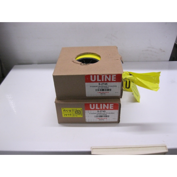 2 ROLLS OF CAUTION TAPE