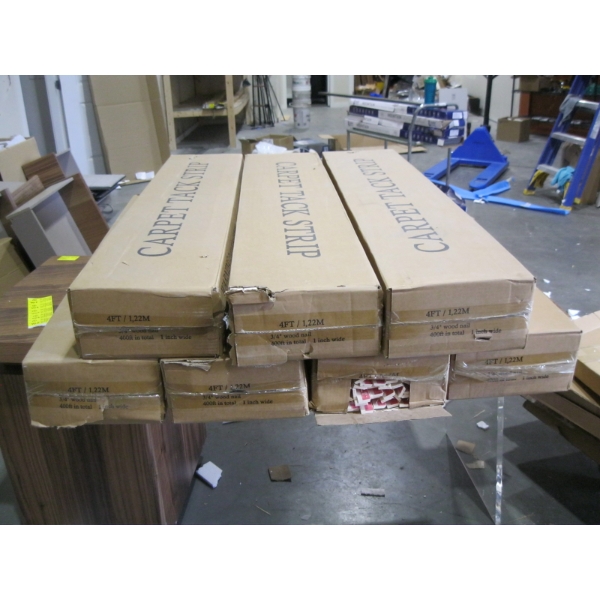7 BOXES OF CARPET TACK STRIPS