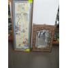 Image 1 : FRAMED MIRROR & ORIENTAL PICTURE