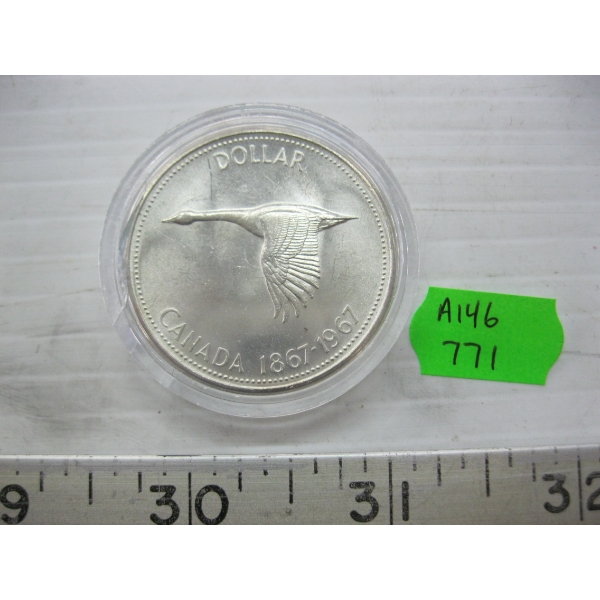 1967 CDN SILVER DOLLAR