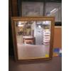 Image 5 : FRAMED MIRROR, A NEW CORKBOARD & A FOLDING CHAIR