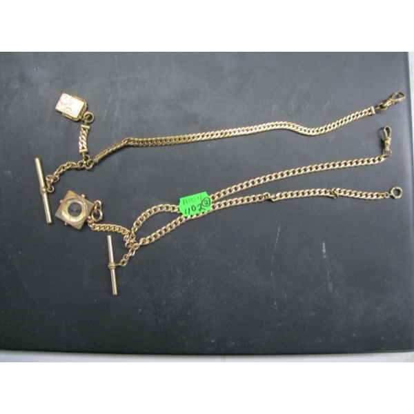 2 WATCH CHAINS
