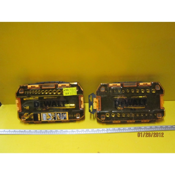 2 DEWALT RATCHET SETS