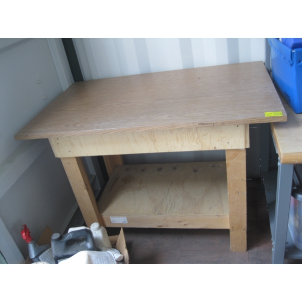 WOODEN WORK TABLE