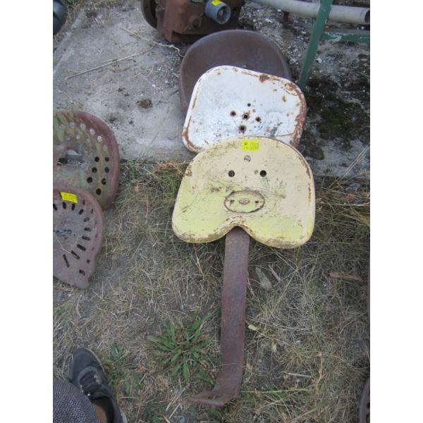 3 METAL TRACTOR SEATS