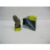 Image 1 : PAINTED JADE & CARVED BONE OWL