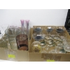 Image 1 : 2 BOXES OF MISC. WINEGLASSES, VASES, ETC.
