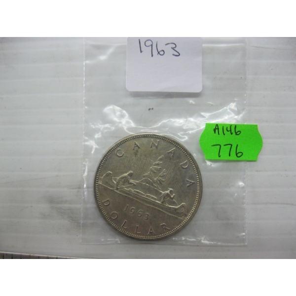 1963 CDN SILVER DOLLAR