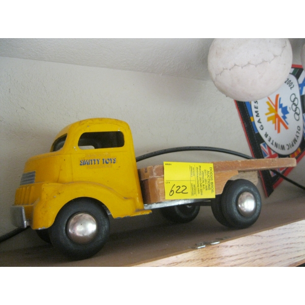 SMITTY TOYS TRUCK W/WOOD DECK