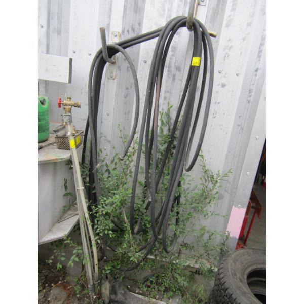 BLACK GARDEN HOSE, SPRINKLERS, ETC.
