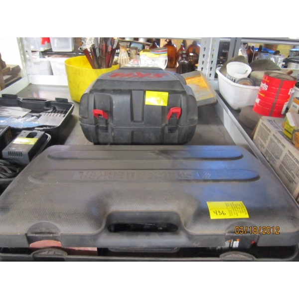 BLACK & DECKER CORDLESS TOOL SET & A SKILL SAW