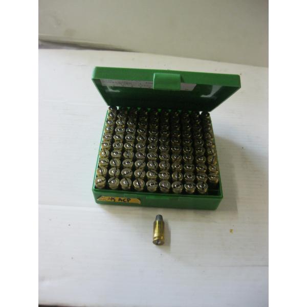 GREEN CASE W/45ACP CARTRIDGES