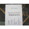 Image 4 : 2 PEARL AVERY PREMIUM VANITY FAUCET SETS