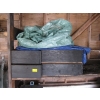Image 1 : 4 BLACK RISER BOXES & 2 TARPS
