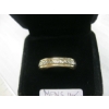 Image 3 : 14KT BAND W/DIAMONDS & STONE - SZ 10